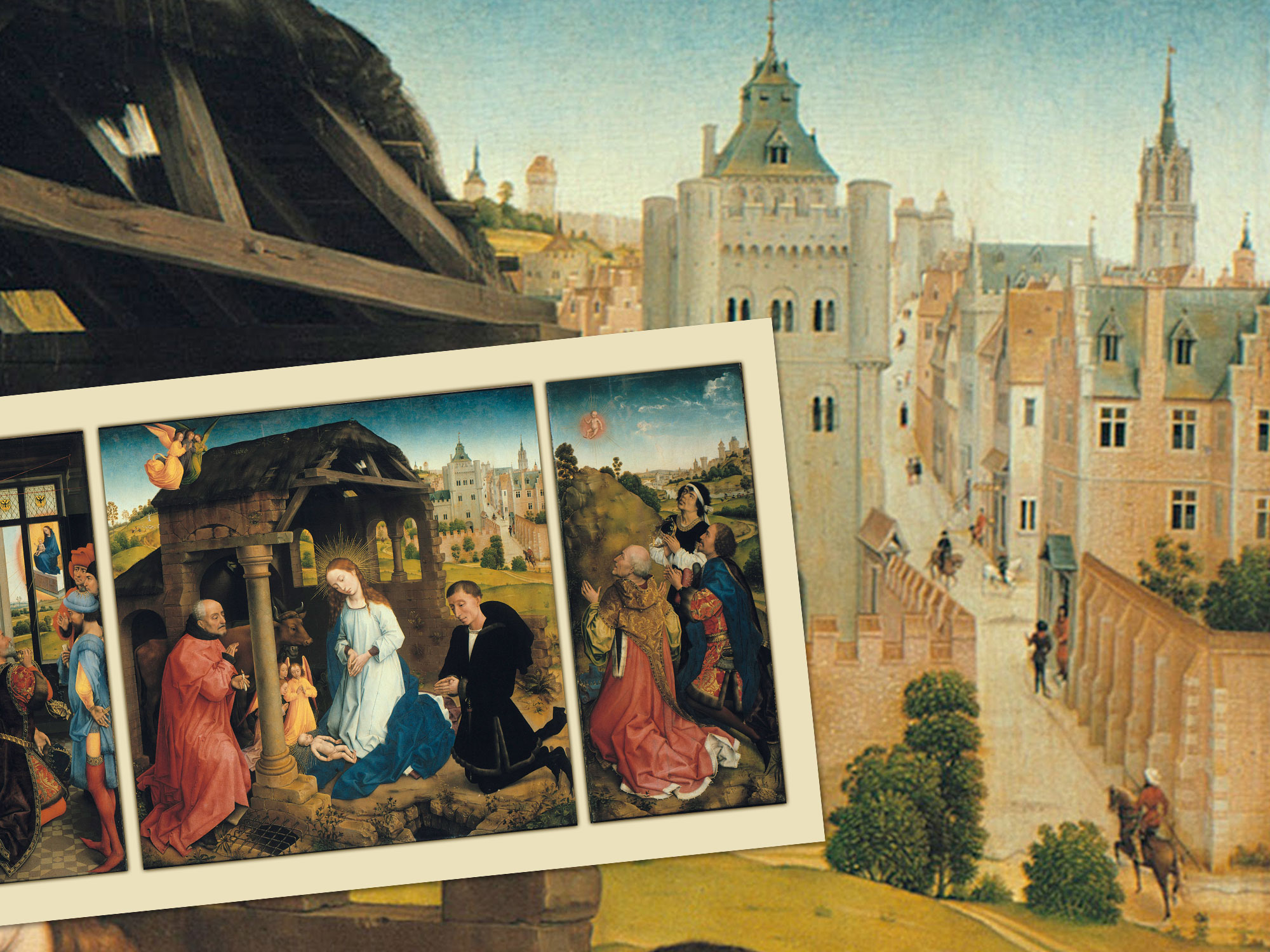 The Bladelin Triptych by Rogier van der Weyden and relevant architectural details