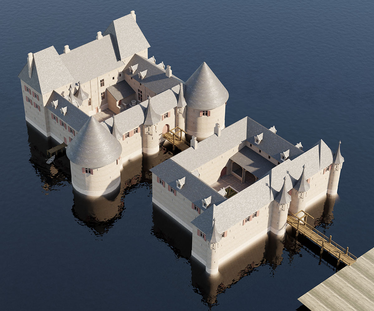 Blender rendering and texturing stage